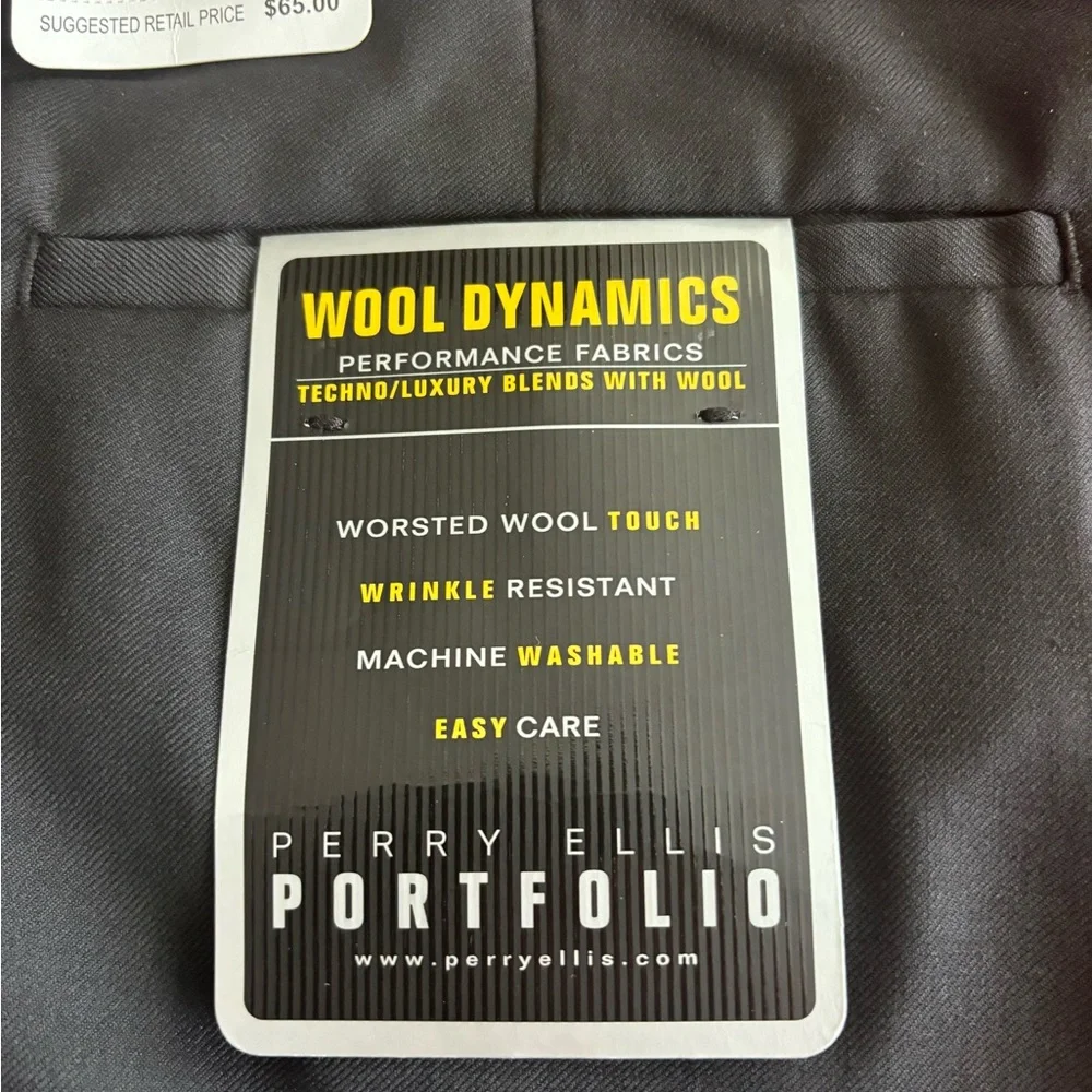 Perielis Portofino black slacks size 34 x 30 - Picture 5 of 5